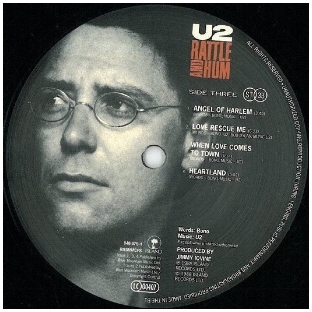 U2 - RATTLE & HUM (ORIGINAL ARTWORK)(2LP) | VINILO
