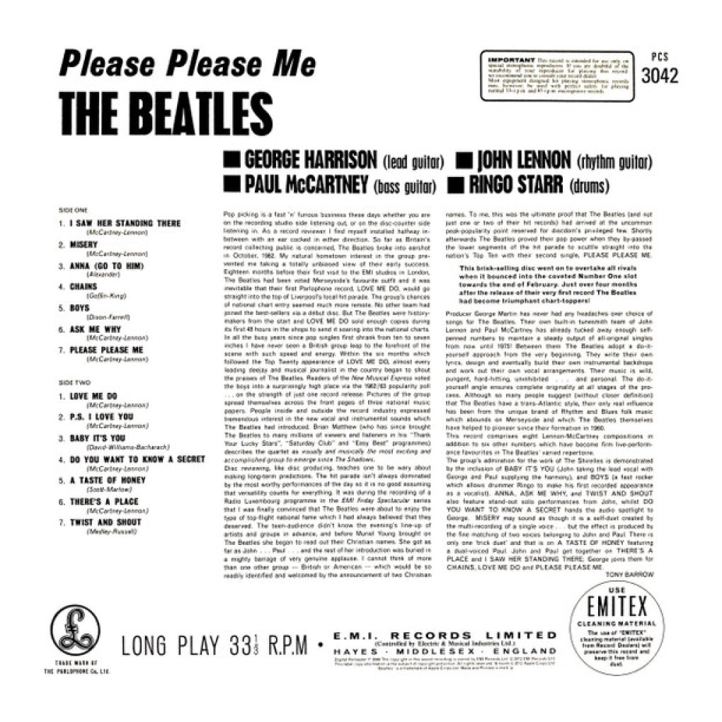 BEATLES - PLEASE PLEASE ME | VINILO