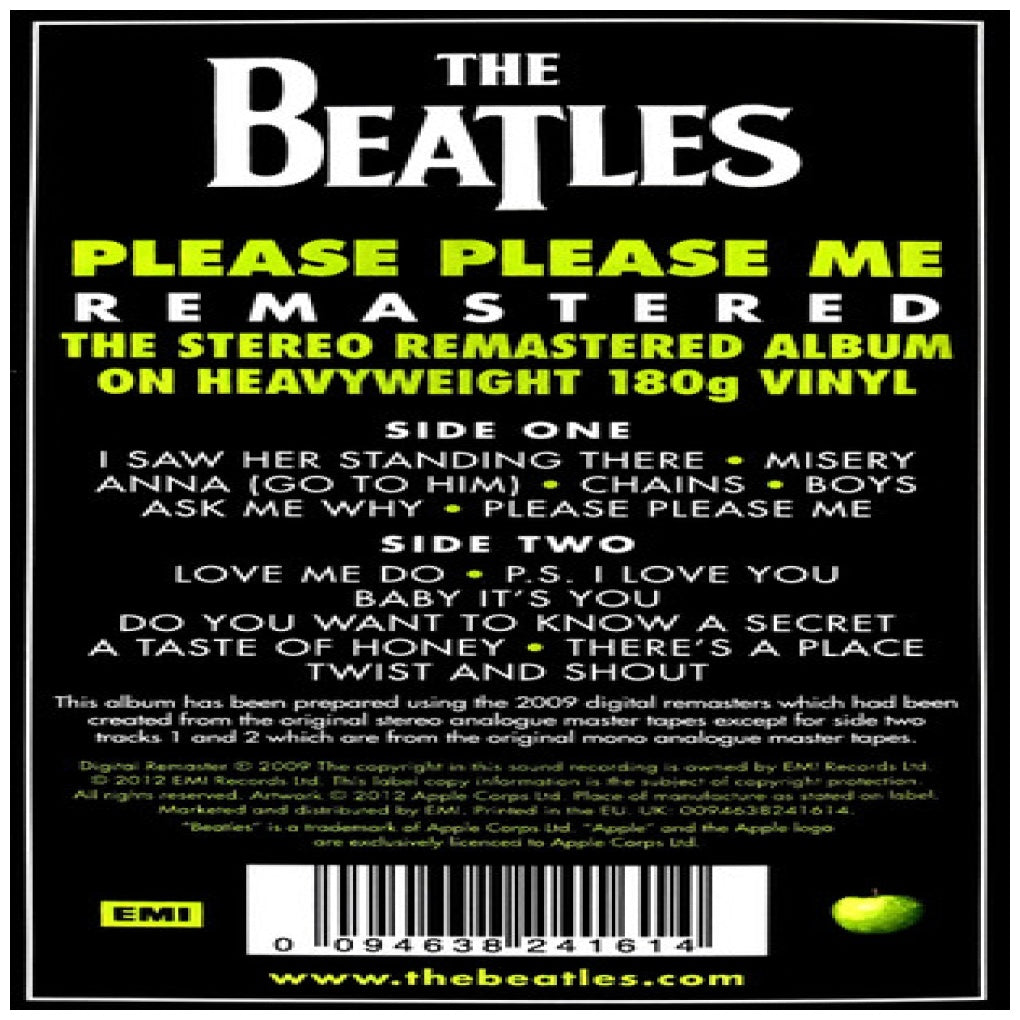 BEATLES - PLEASE PLEASE ME | VINILO