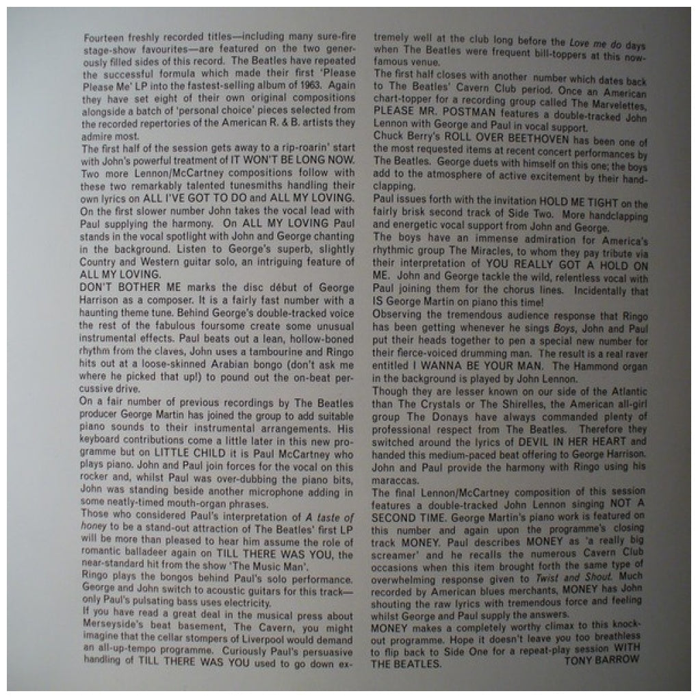 BEATLES - WITH THE BEATLES | VINILO