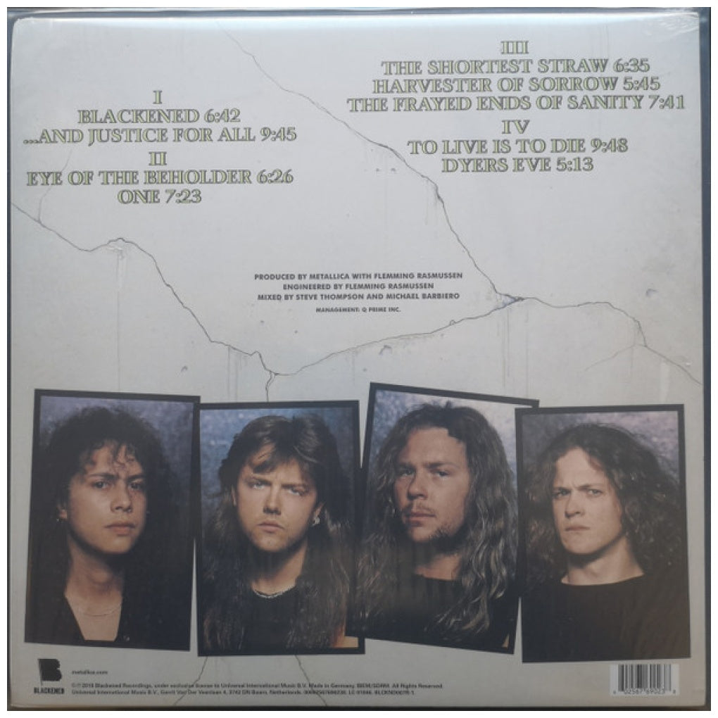 METALLICA - ...AND JUSTICE FOR ALL (REMASTERED) (2LP) | VINILO