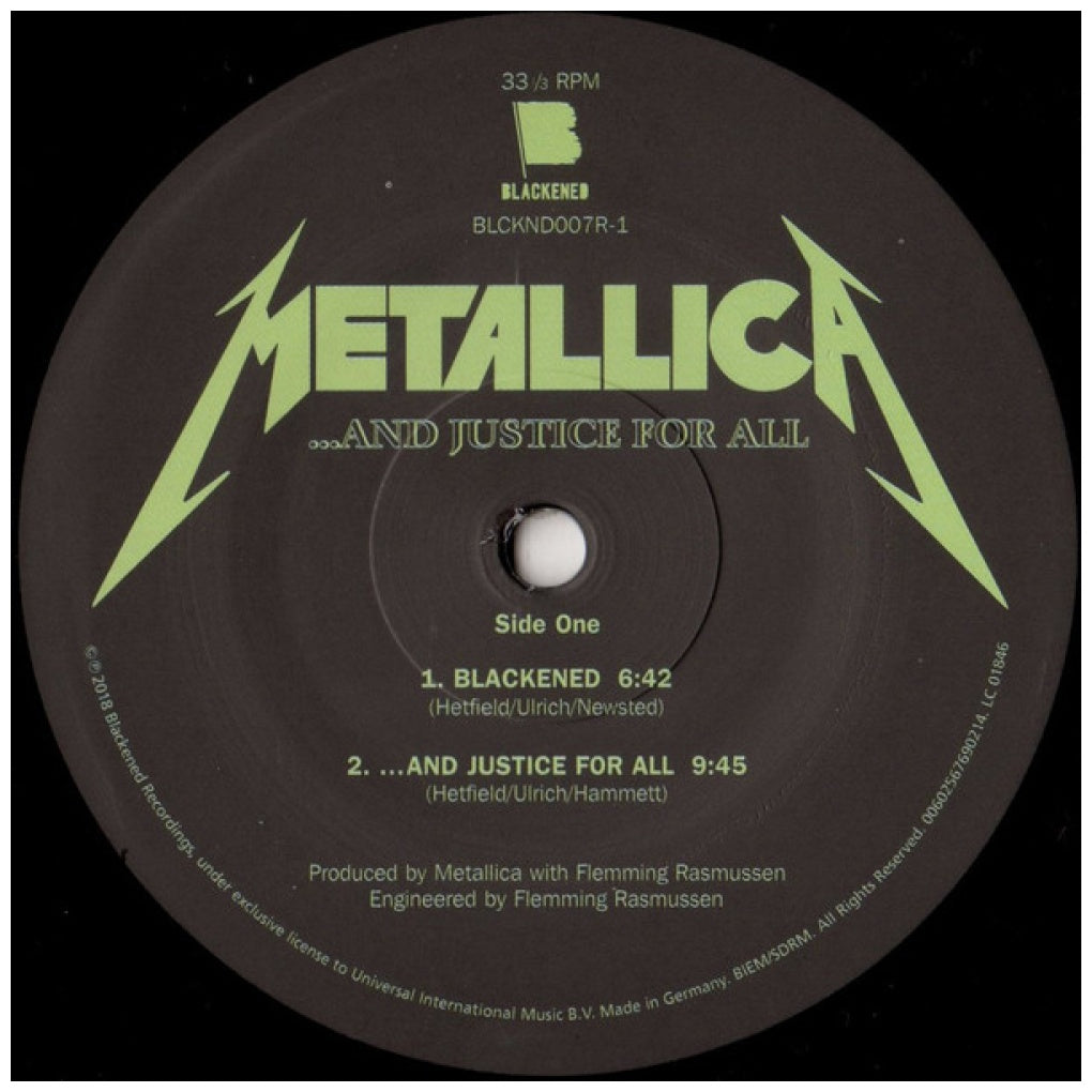 METALLICA - ...AND JUSTICE FOR ALL (REMASTERED) (2LP) | VINILO