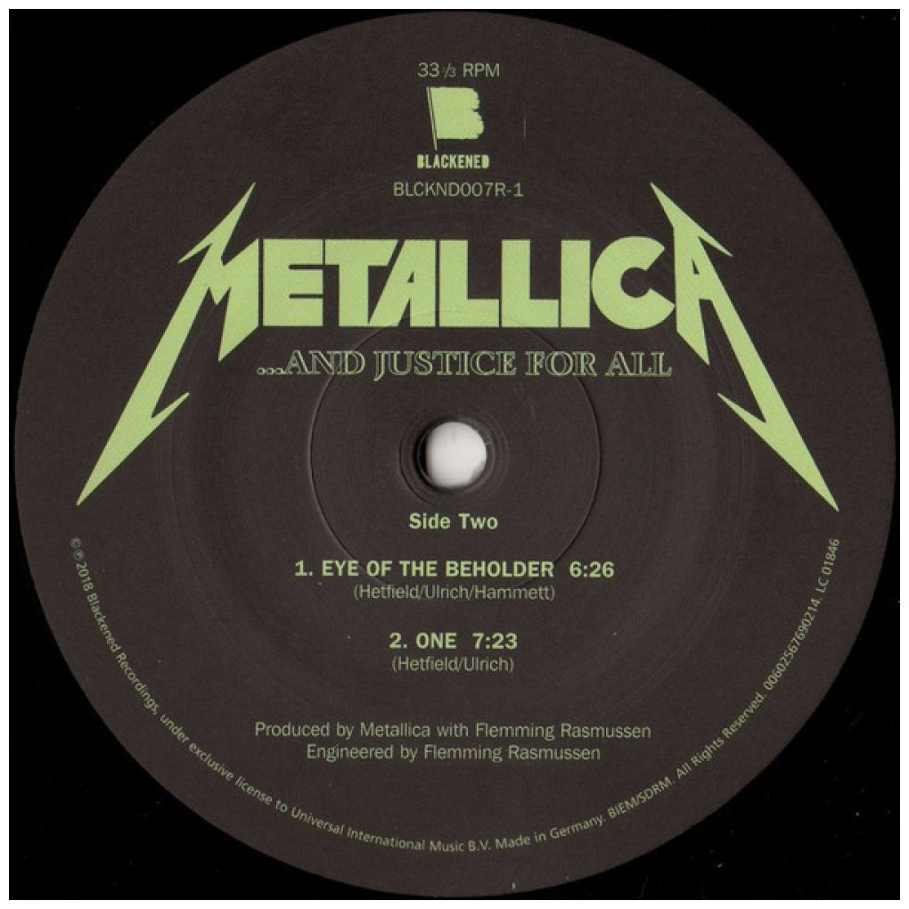METALLICA - ...AND JUSTICE FOR ALL (REMASTERED) (2LP) | VINILO