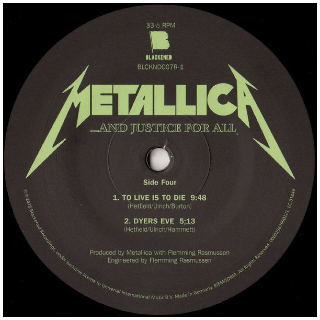 METALLICA - ...AND JUSTICE FOR ALL (REMASTERED) (2LP) | VINILO