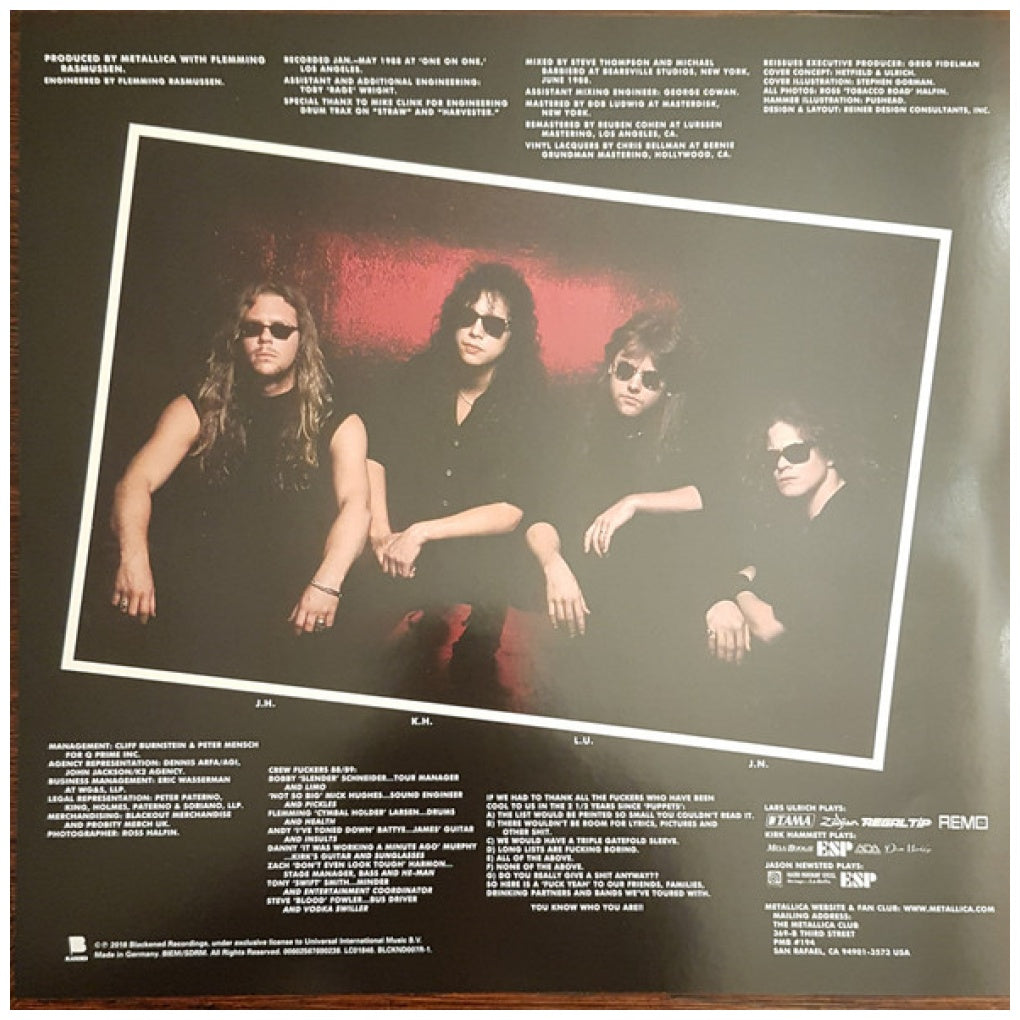 METALLICA - ...AND JUSTICE FOR ALL (REMASTERED) (2LP) | VINILO