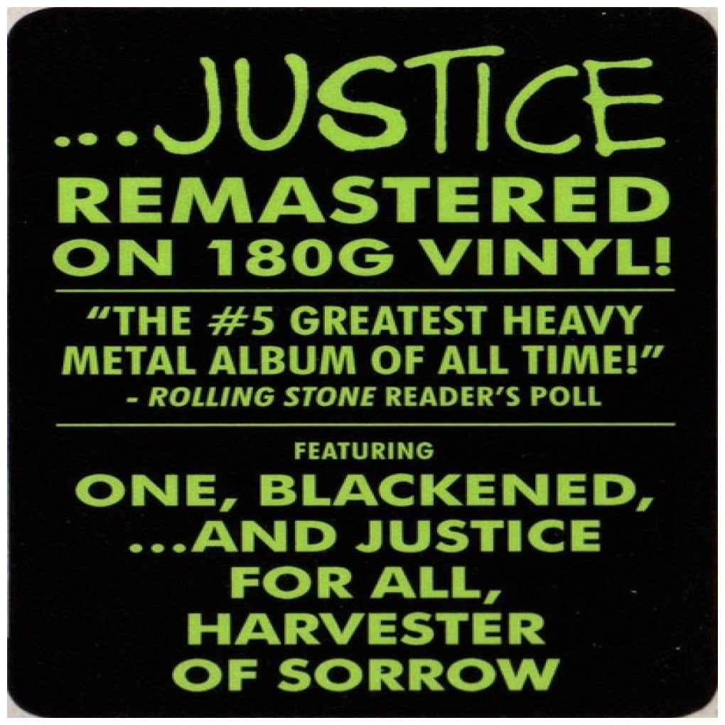 METALLICA - ...AND JUSTICE FOR ALL (REMASTERED) (2LP) | VINILO