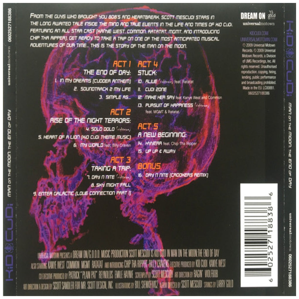 KID CUDI - MAN ON THE MOON - THE END OF DAY | CD