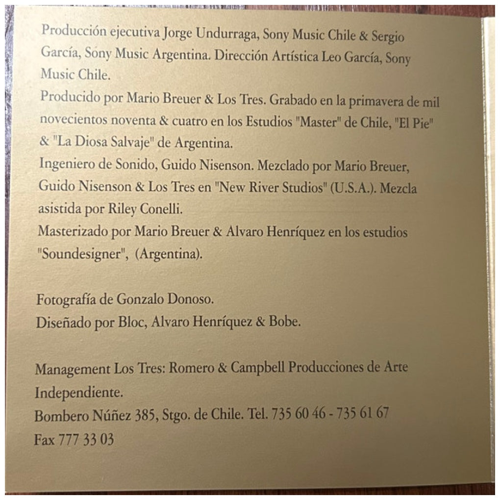 LOS TRES - LA ESPADA Y LA PARED | CD