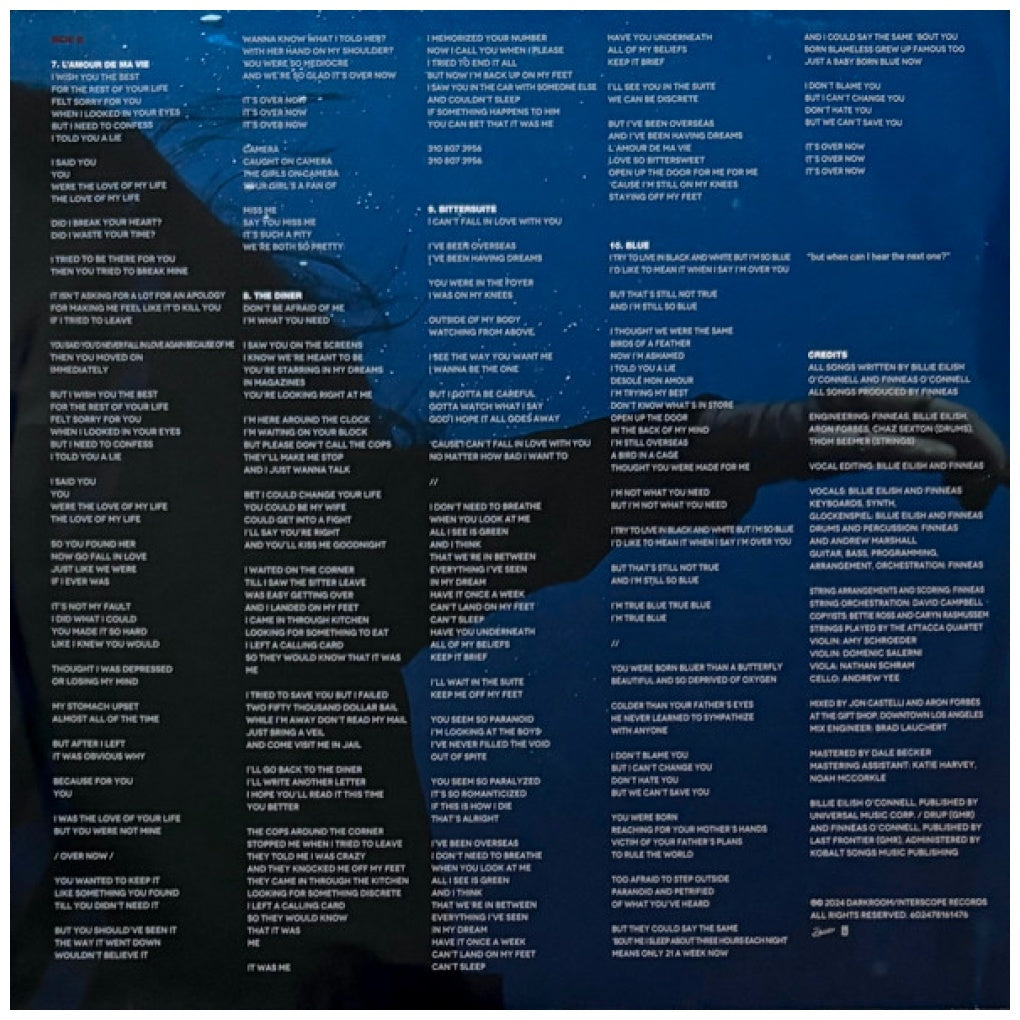 BILLIE EILISH - HIT ME HARD AND SOFT (2LP) (BLUE/ORANGE SPLATTER) (ANNIVERSARY EDITION) | VINILO