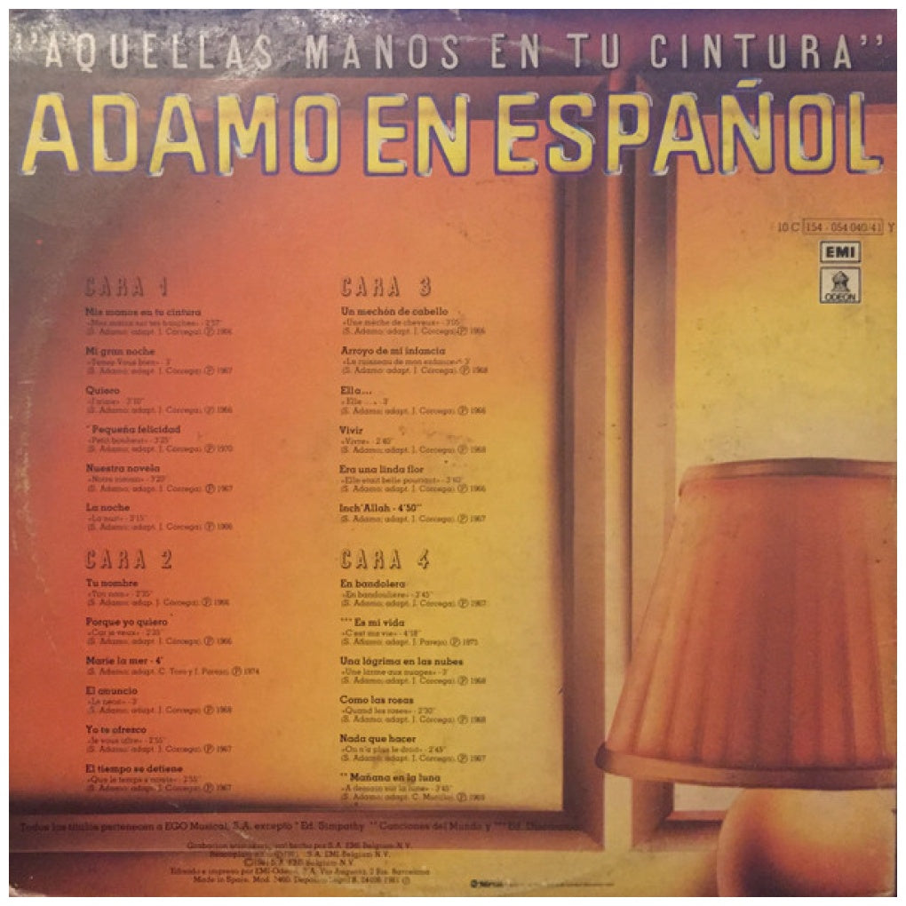 ADAMO - ADAMO EN ESPAÑOL (2LP) | VINILO USADO