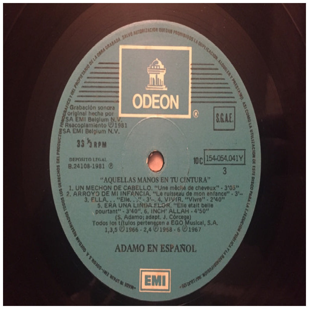ADAMO - ADAMO EN ESPAÑOL (2LP) | VINILO USADO