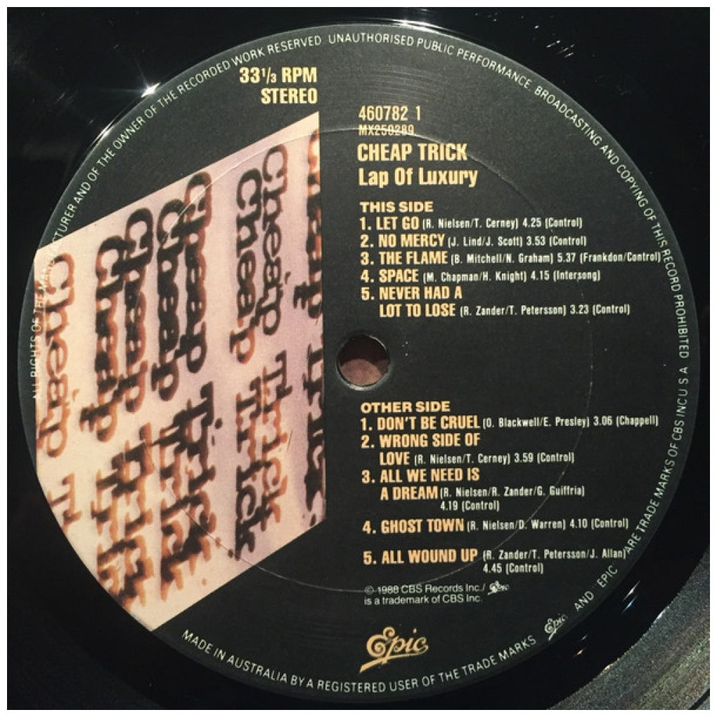CHEAP TRICK - LAP OF LUXURY | VINILO USADO