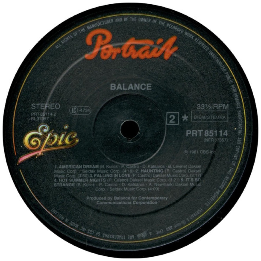BALANCE - BALANCE | VINILO USADO