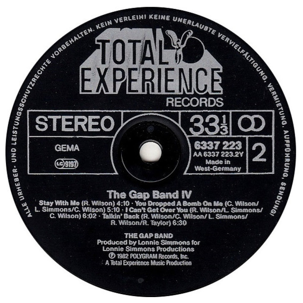 GAP BAND - IV | VINILO USADO