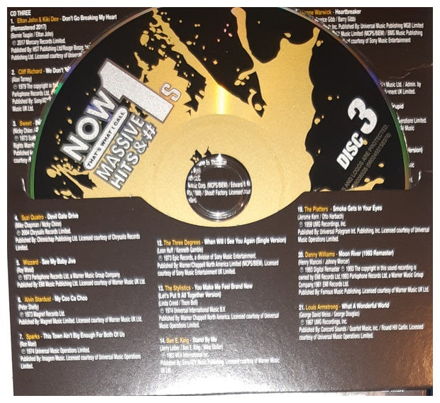 NOW MASSIVE HITS & #1S - VARIOUS (4CD) (DIGIPACK) | CD