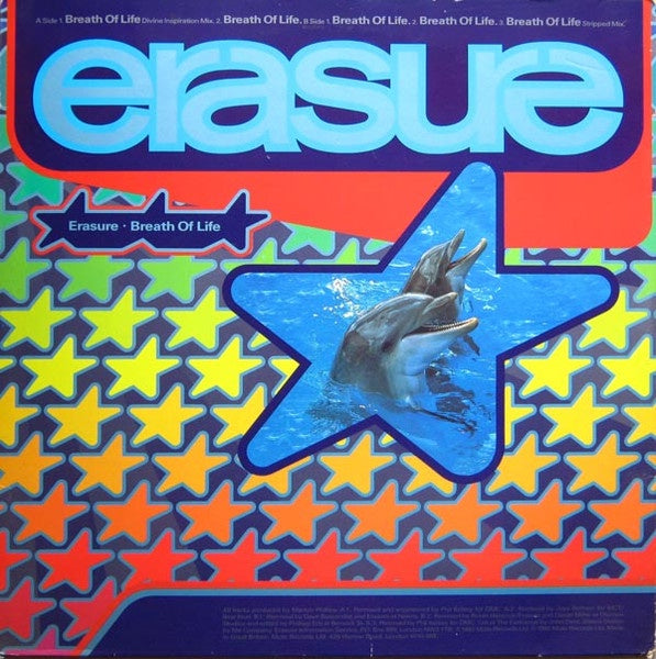 ERASURE - BREATH OF LIFE | 12" MAXI SINGLE USADO