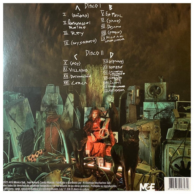 CAMILA MORENO - REY (CLEAR VINYL) | VINILO