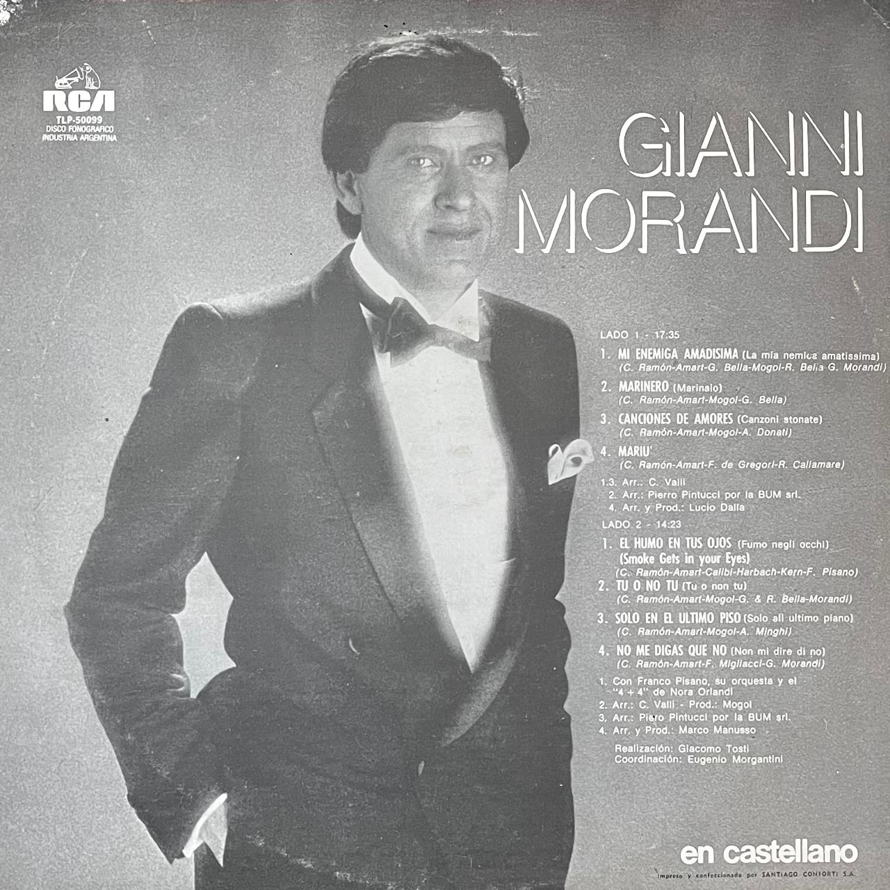 GIANNI MORANDI - EN CASTELLANO | VINILO USADO