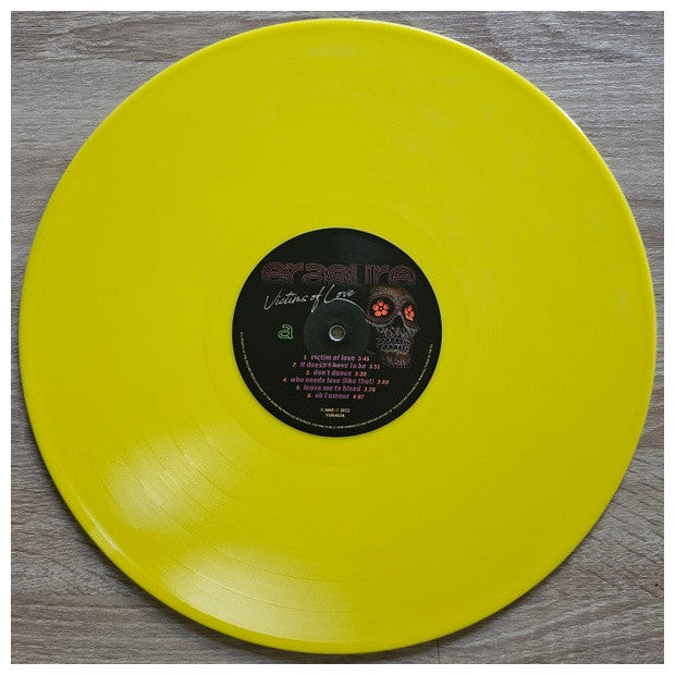 ERASURE - VICTIMS OF LOVE (YELLOW VINYL) | VINILO