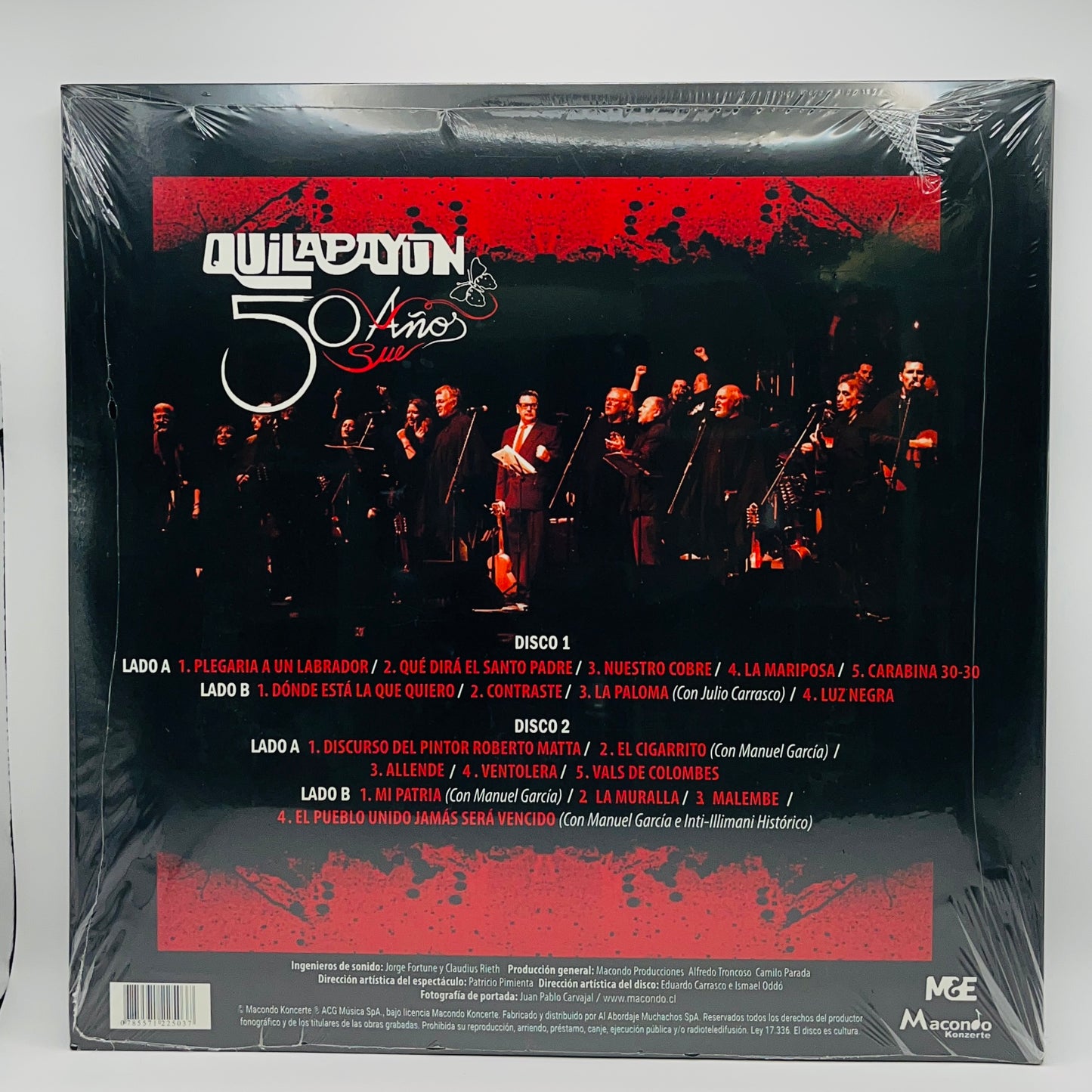 QUILAPAYUN - 50 ANOS | VINILO