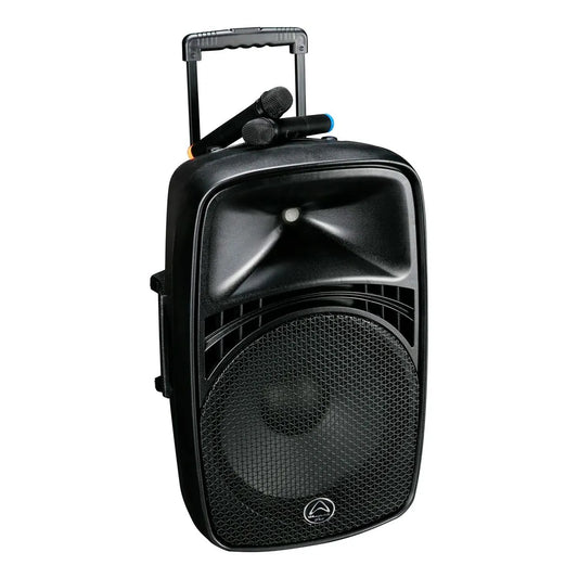 CAJA ACUSTICA ACTIVA PORTATIL WHARFEDALE EZ-15A-B - 15 PULGADAS (+ DOS MICROFONOS) | AUDIO PRO