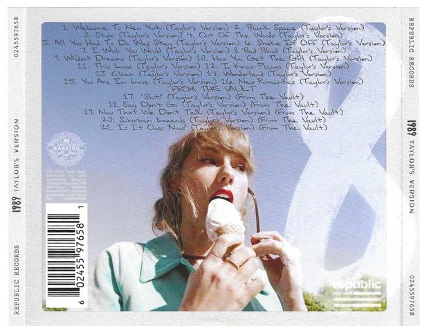 TAYLOR SWIFT - 1989 - TAYLOR S VERSIONS (AQUAMARINE GREEN) | CD
