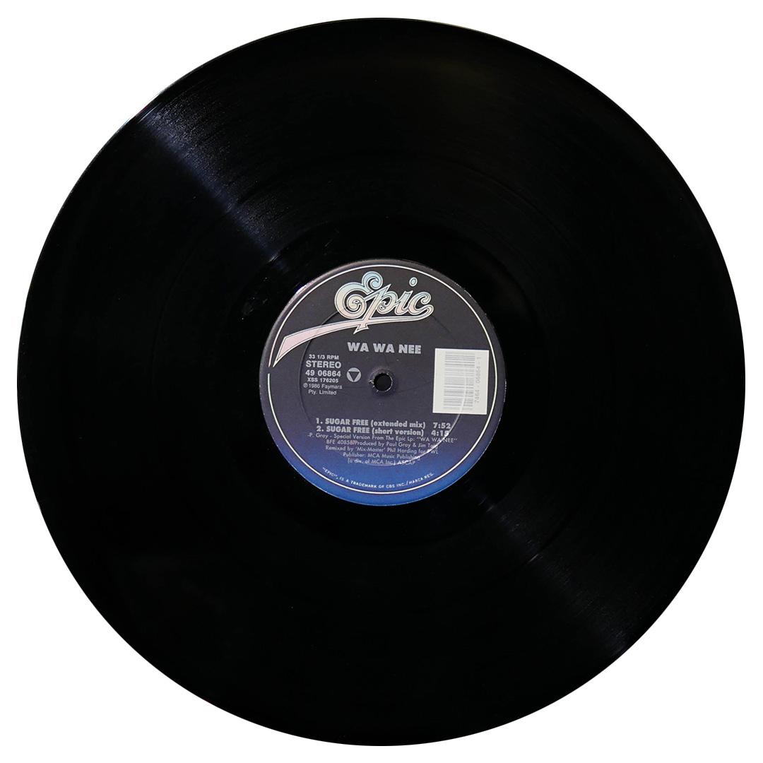 WAWANEE - SUGAR FREE (EXTENDED MIX) | 12" MAXI SINGLE USADO
