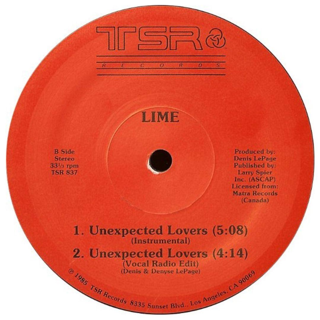 LIME - UNEXPECTED LOVERS | 12" MAXI SINGLE VINILO