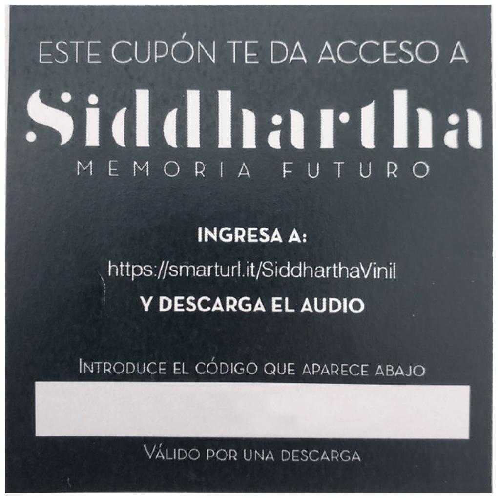SIDDHARTHA - MEMORIA FUTURO | VINILO