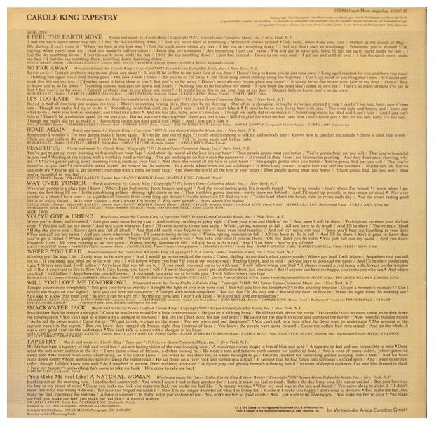 CAROLE KING - TAPESTRY | VINILO USADO