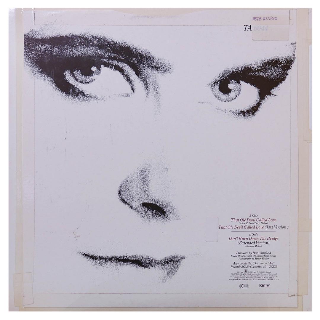 ALISON MOYET - THAT OLE DEVIL CALLED LOVE (LP VERSION + JAZZ VERSION) | 12 MAXI SINGLE USADO