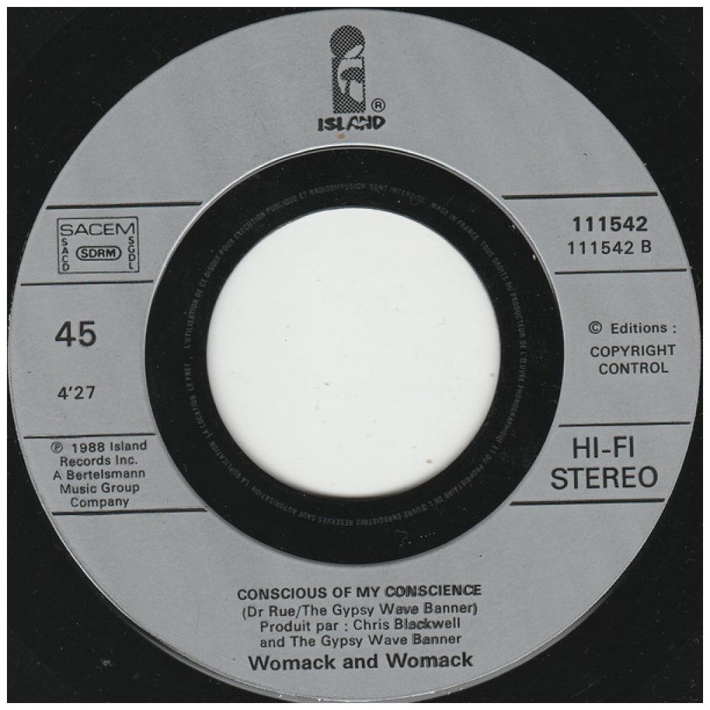 WOMACK & WOMACK - TEARDROPS | 7" SINGLE USADO