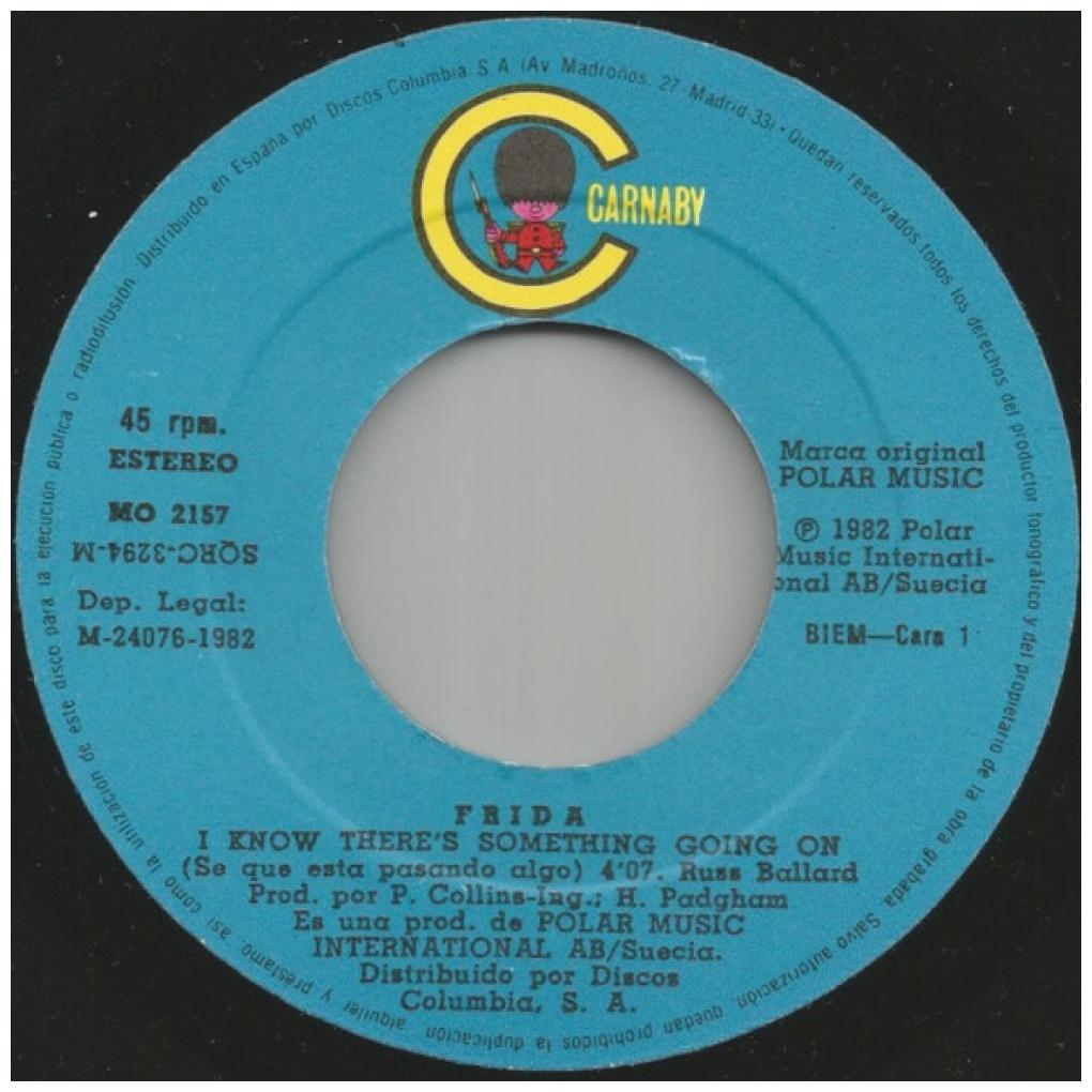 FRIDA - I KNOW THERE'S SOMETHING GOING ON | 7" SINGLE USADO