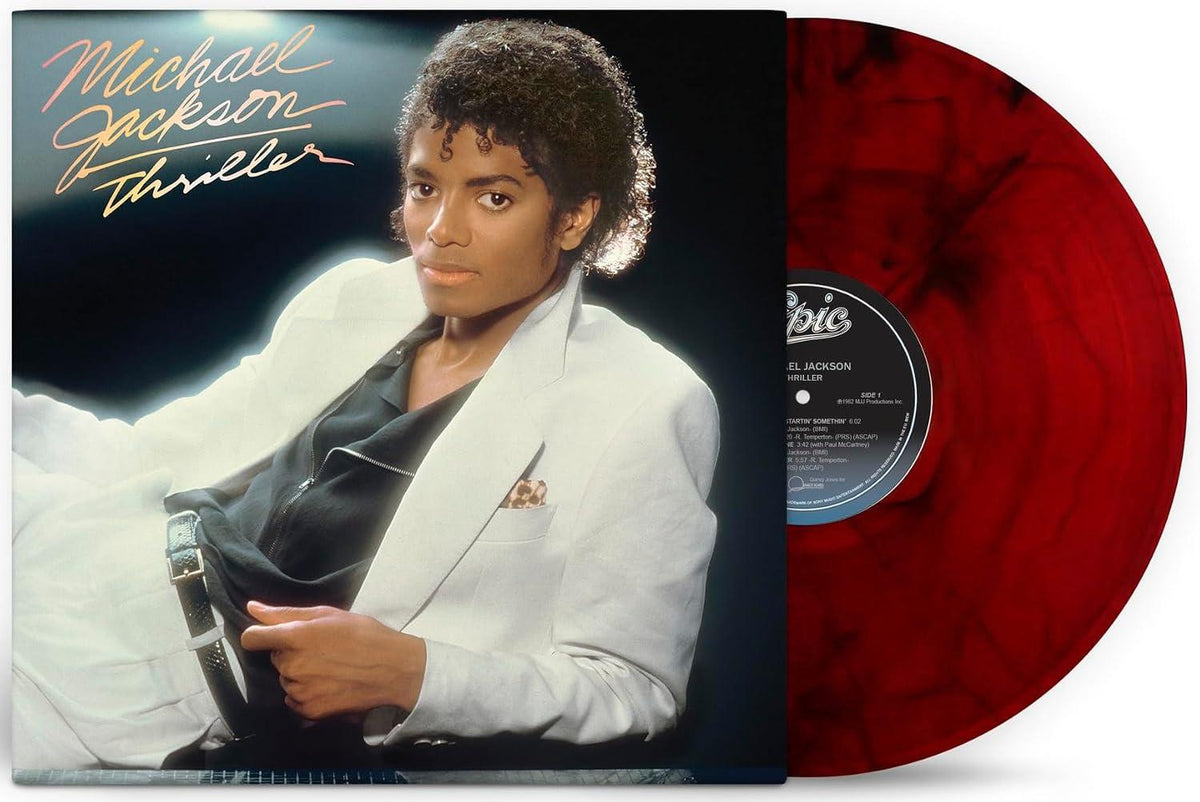 (PREVENTA) MICHAEL JACKSON - THRILLER (RED/BLACK MARBLE VINYL) | VINILO