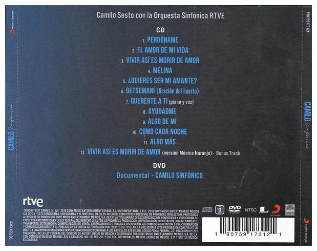CAMILO SESTO - CAMILO SINFONICO (CD+DVD) | CD