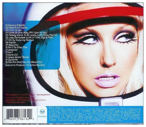 CHRISTINA AGUILERA - KEEPS GETTIN BETTER: A DECADE OF HITS | CD