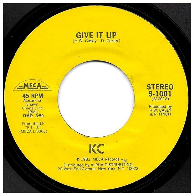 KC & THE SUNSHINE BAND - GIVE IT UP | 7" SINGLE VINILO USADO
