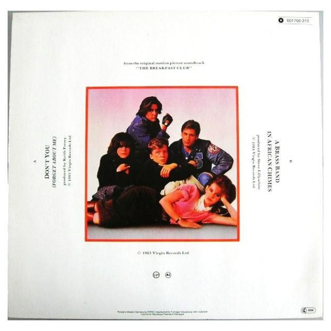 SIMPLE MINDS - DON T YOU (FORGET ABOUT ME) | 12" MAXI SINGLE USADO