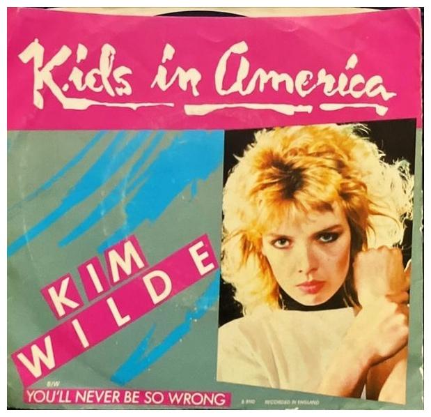 KIM WILDE - KIDS IN AMERICA | 7" SINGLE VINILO USADO
