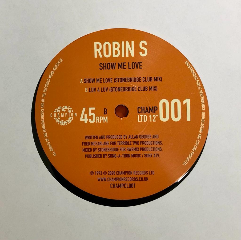 ROBIN S - SHOW ME LOVE | 12" MAXI SINGLE VINILO