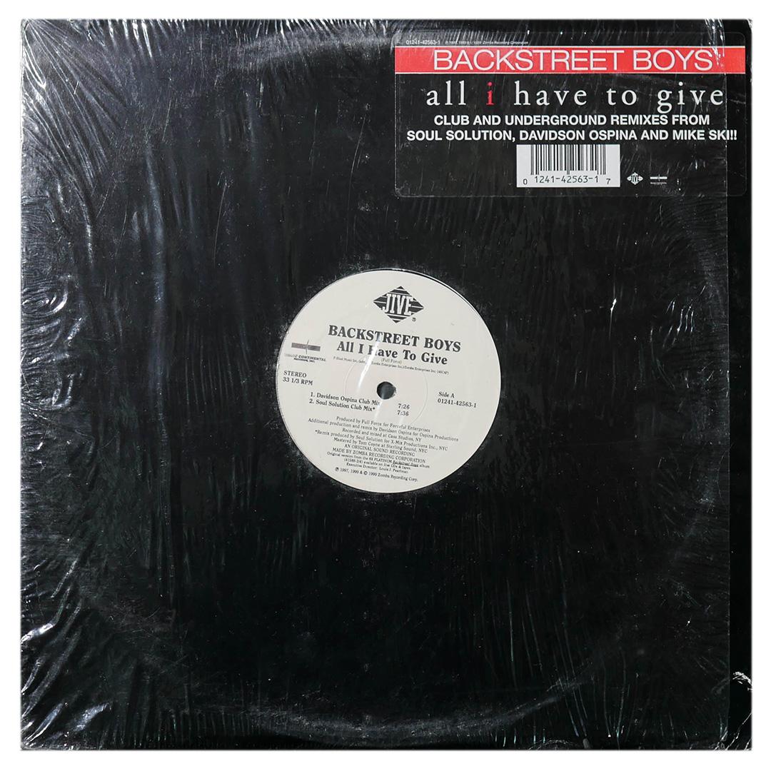 BACKSTREET BOYS - ALL I HAVE TO GIVE | 12" MAXI SINGLE USADO