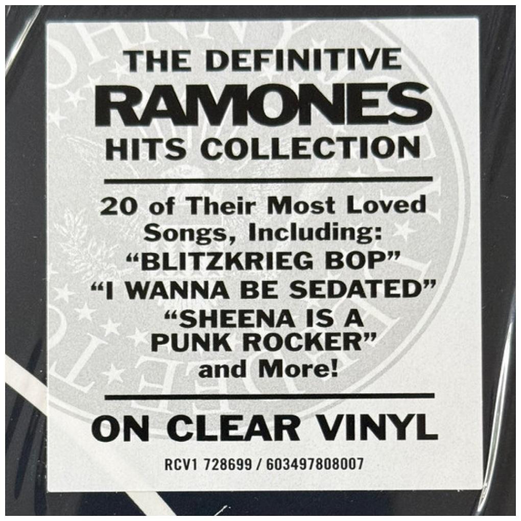 RAMONES - GREATEST HITS (CLEAR VINYL) | VINILO