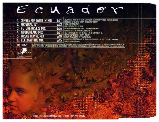 SASH - ECUADOR | CD SINGLE USADO