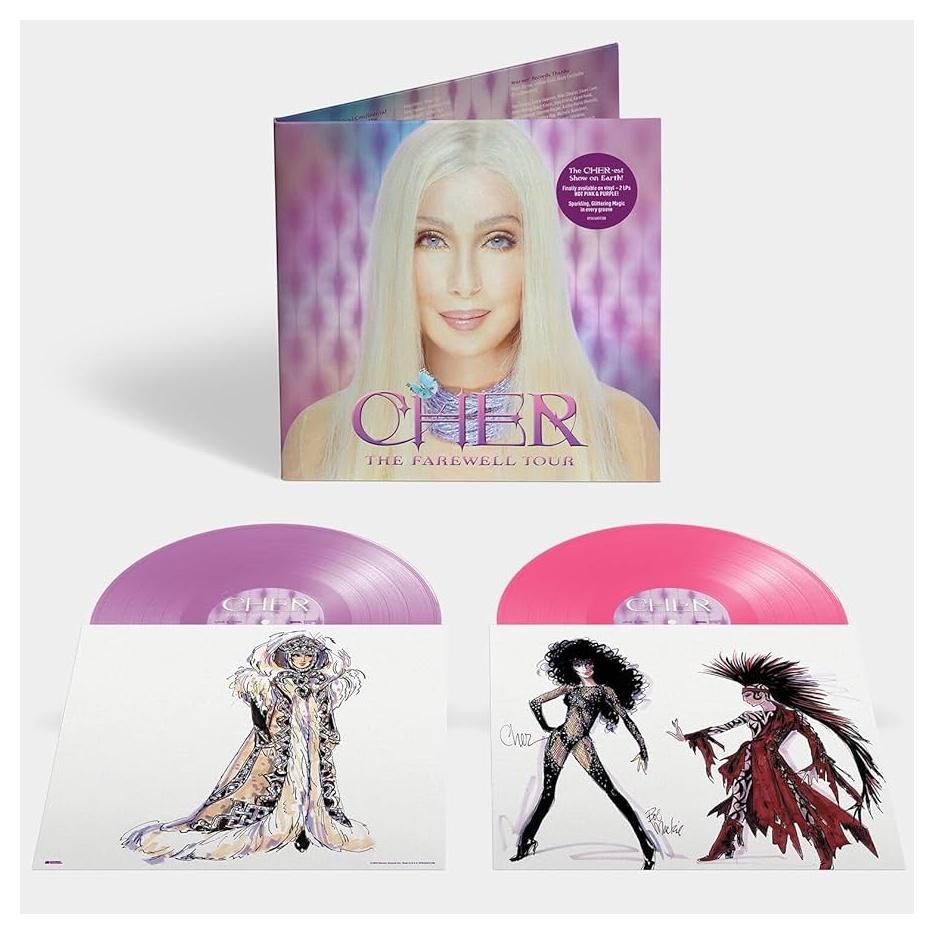 (PREVENTA) CHER - THE FAREWELL TOUR (2LP) (HOT PINK & PURPLE VINYL) | VINILO