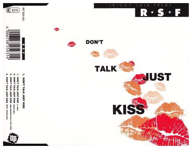 Right Said Fred - DON T TALK JUST KISS | CD SINGLE USADO