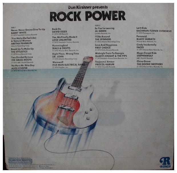 ROCK POWER - 20 ORIGINAL HITS | VINILO USADO