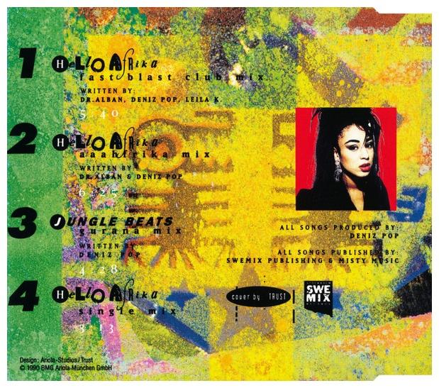 DR. ALBAN feat. LEILA K - HELLO AFRIKA | CD SINGLE USADO