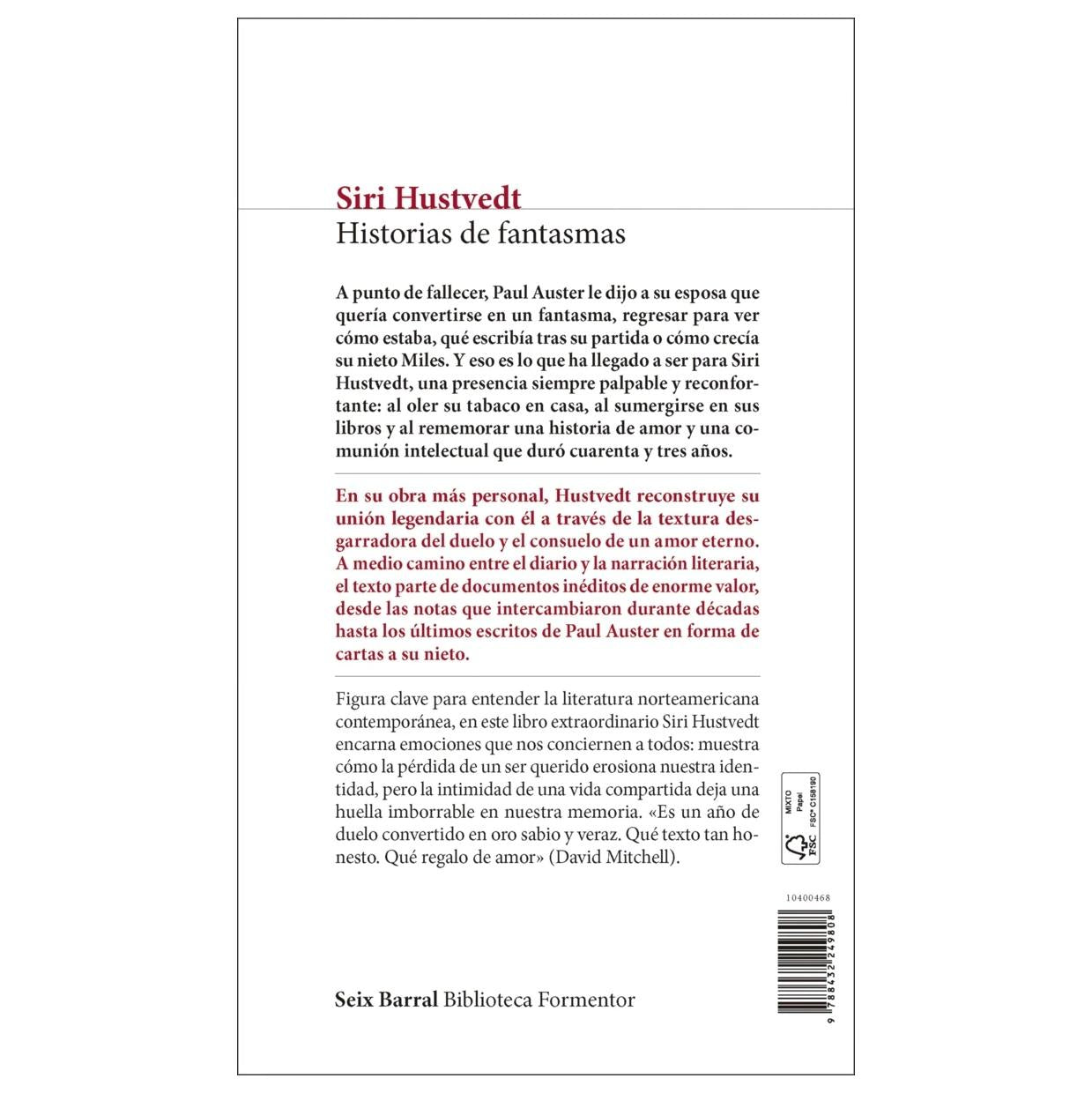 HISTORIAS DE FANTASMAS (TAPA RÚSTICA) - SIRI HUSTVEDT | LIBRO