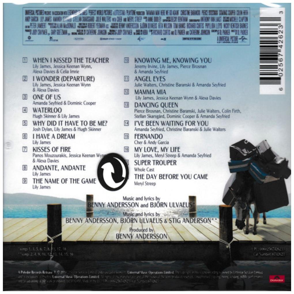 MAMMA MIA! HERE WE GO AGAIN - O.S.T. | CD