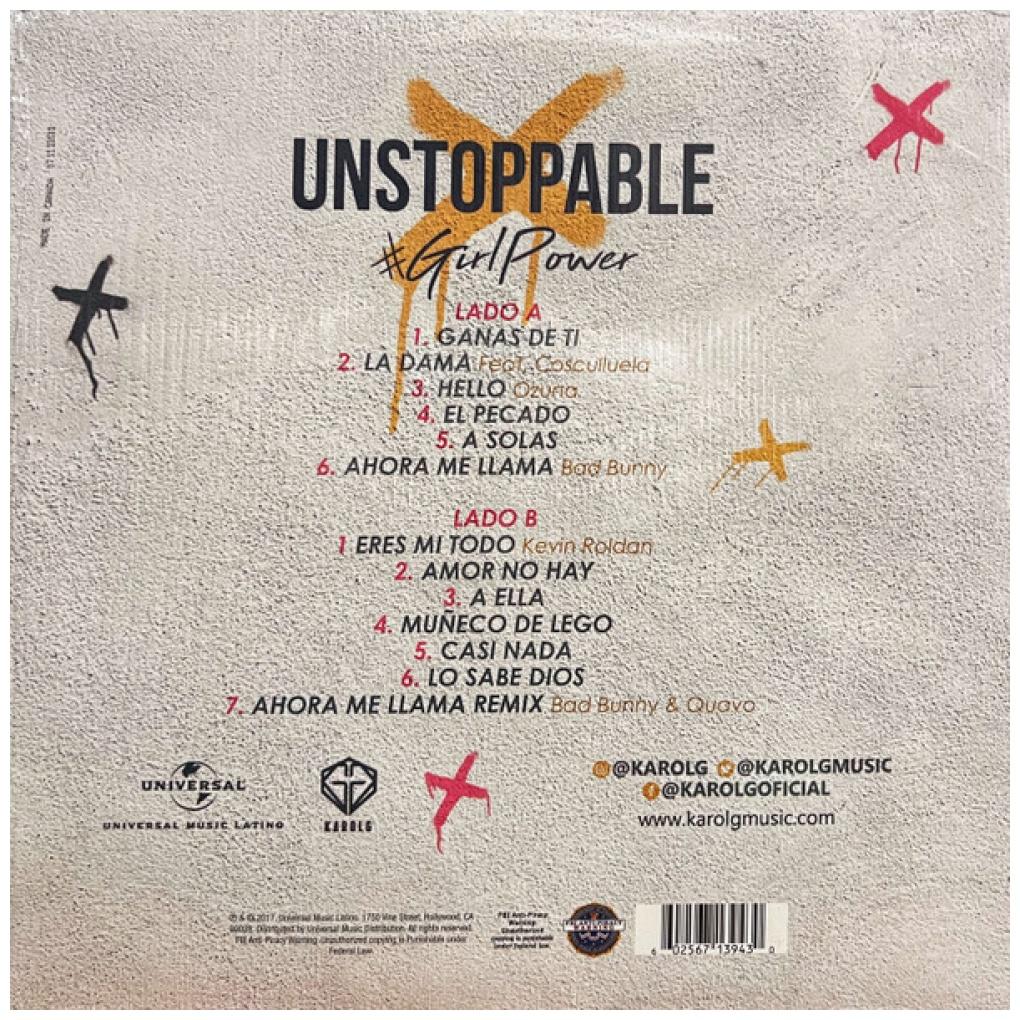 KAROL G - UNSTOPPABLE | VINILO